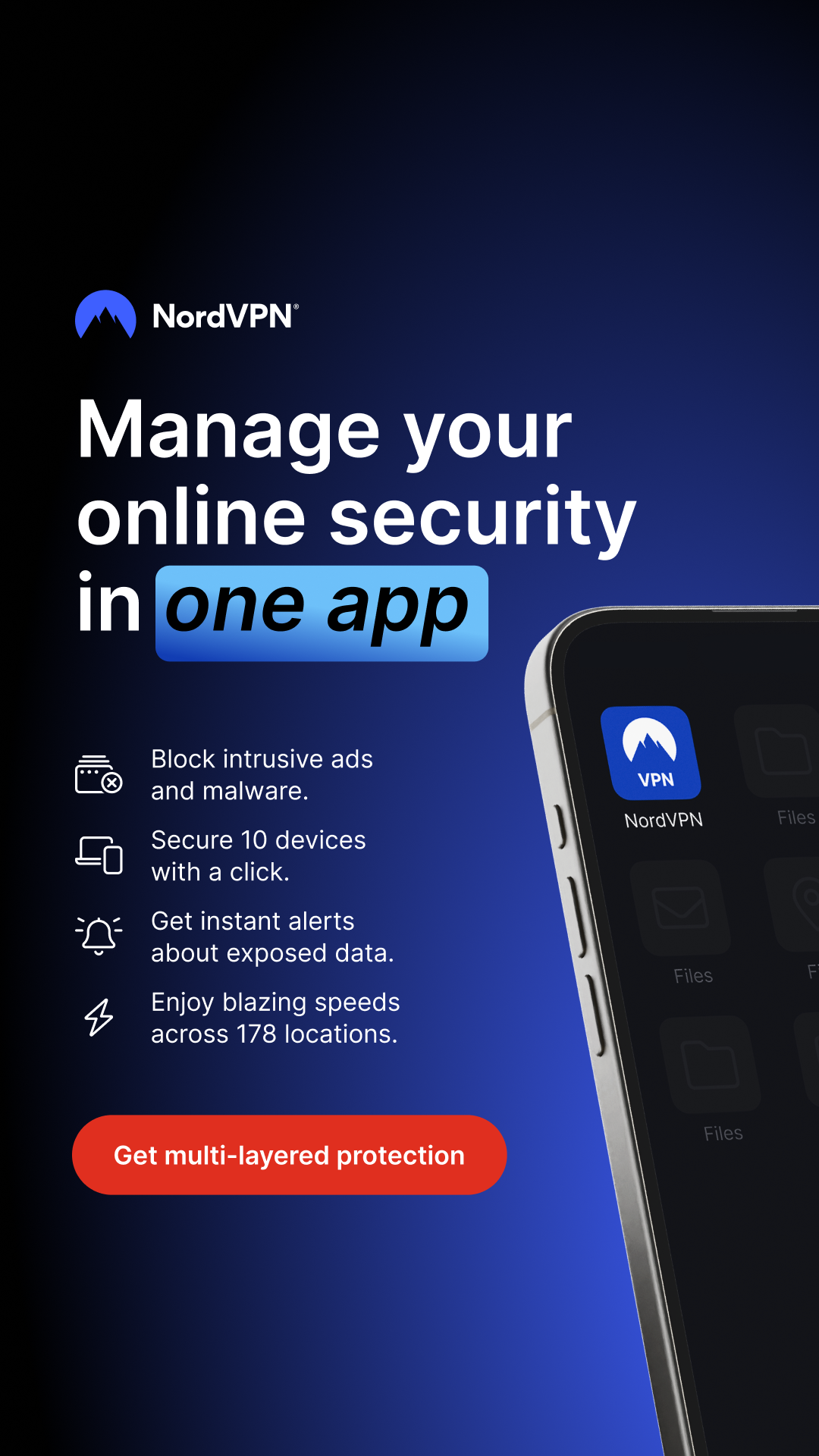 NordVPN Facebook ad
