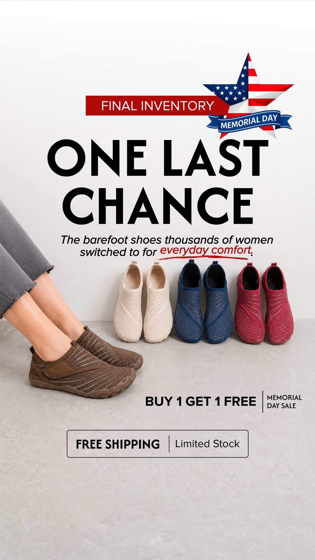 Voyabarefoot Facebook ad