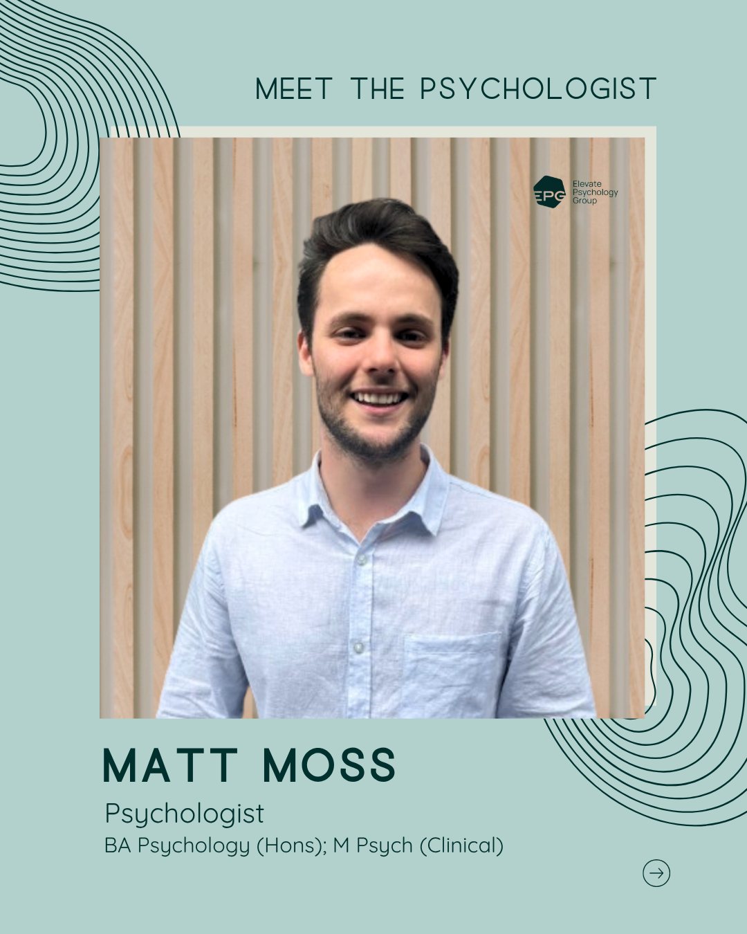 Elevate Psychology Group Facebook ad: Matthew Moss provides compassionate, evidence-based…