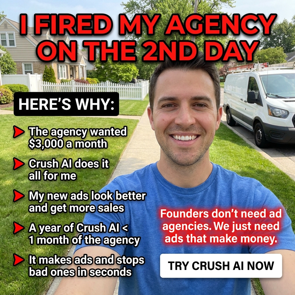 trycrush.ai Facebook ad