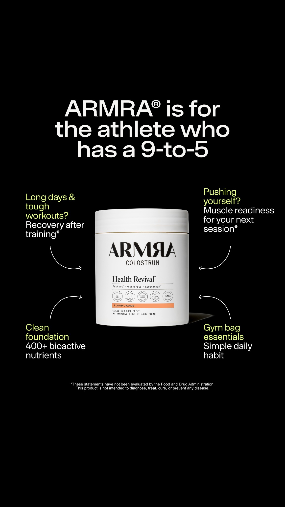 ARMRA Facebook ad