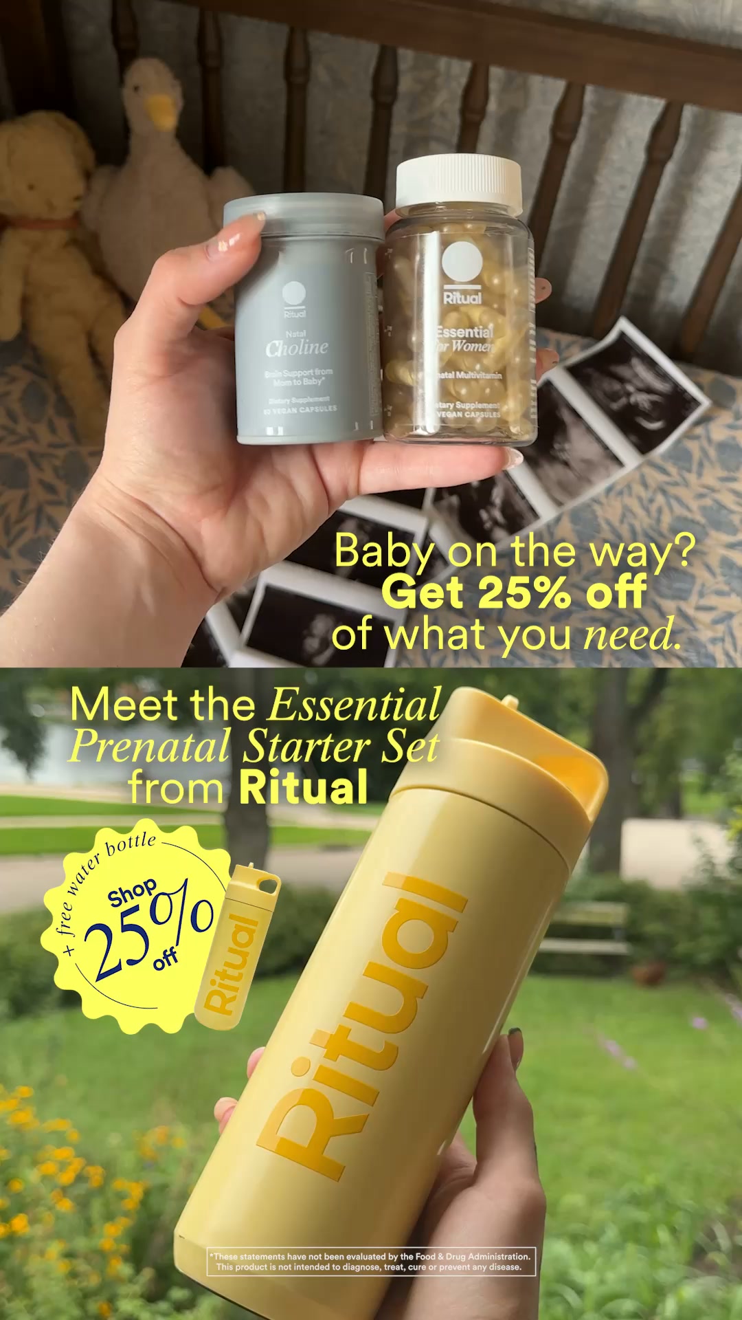 Ritual Facebook ad: Essential Prenatal Starter Set