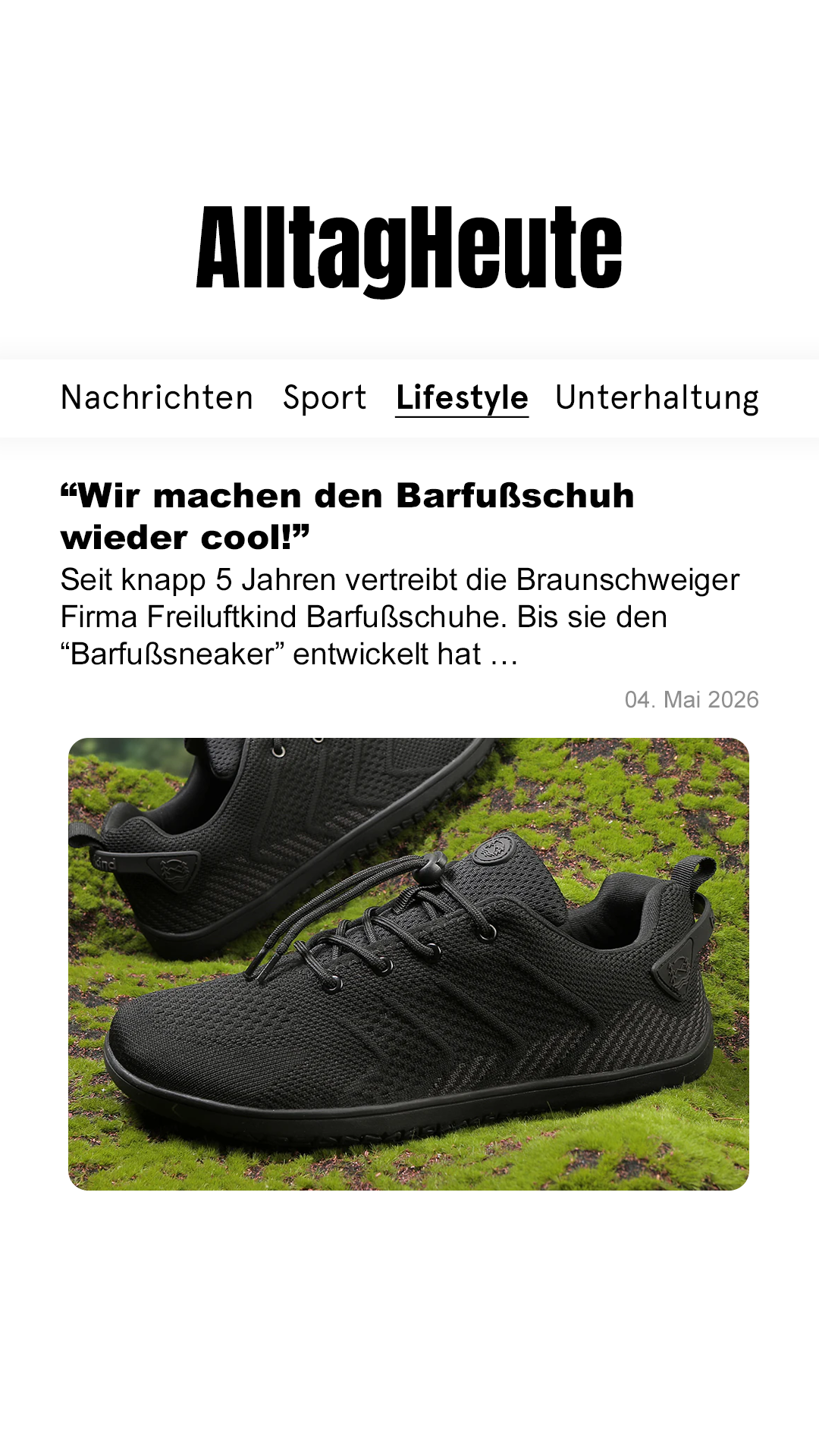 Freiluftkind Facebook ad