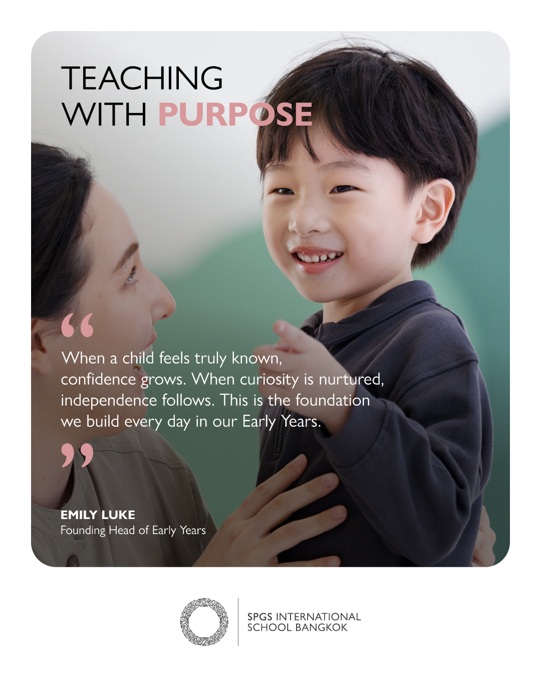 SPGS International School Bangkok Facebook ad