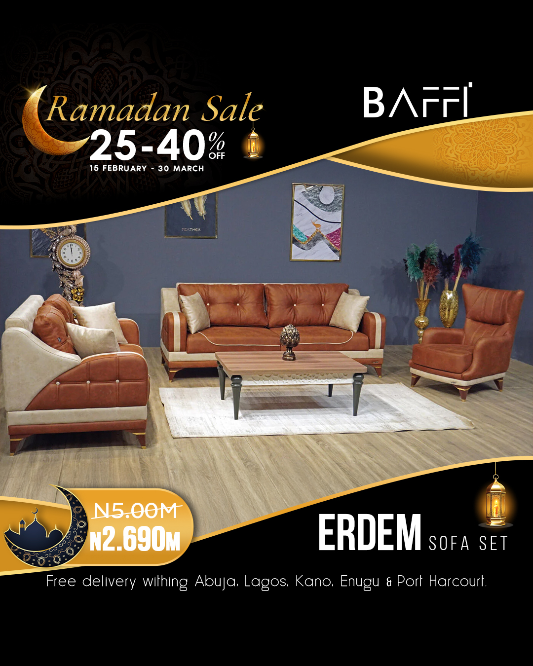 Baffi Furniture Facebook ad
