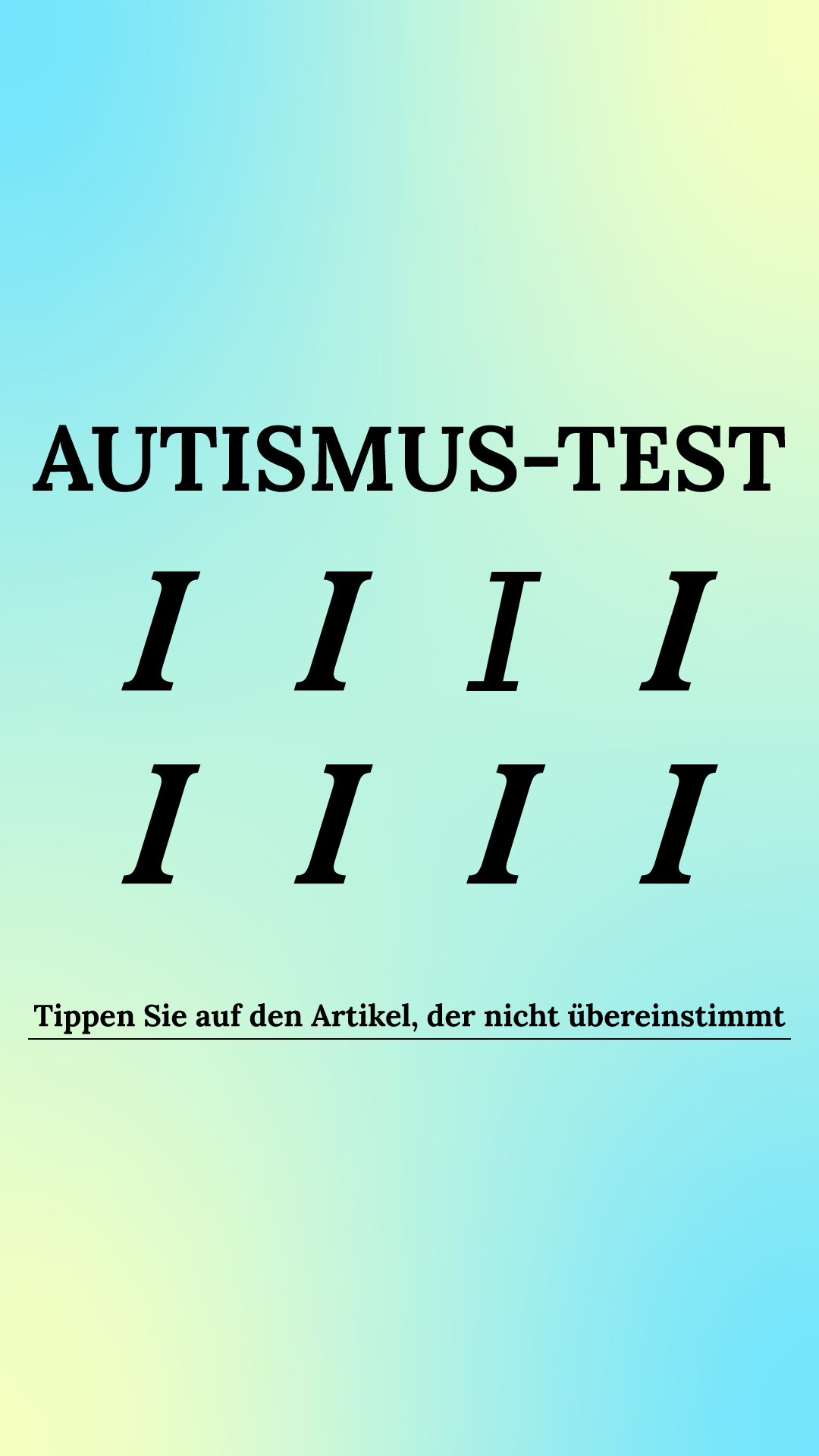 International IQ test Facebook ad