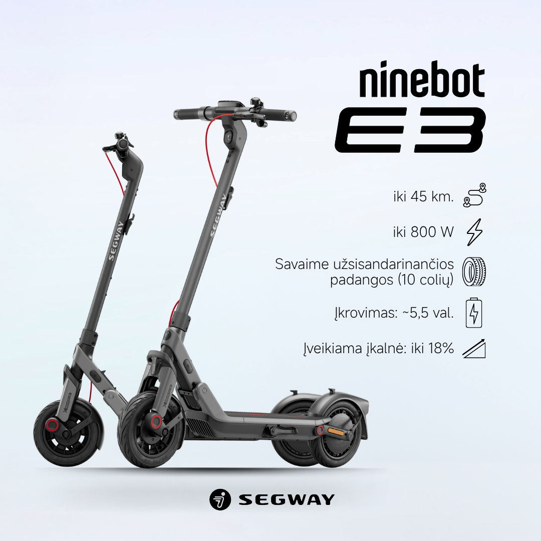 Segway Lietuva Facebook ad: Atraskite Segway E3