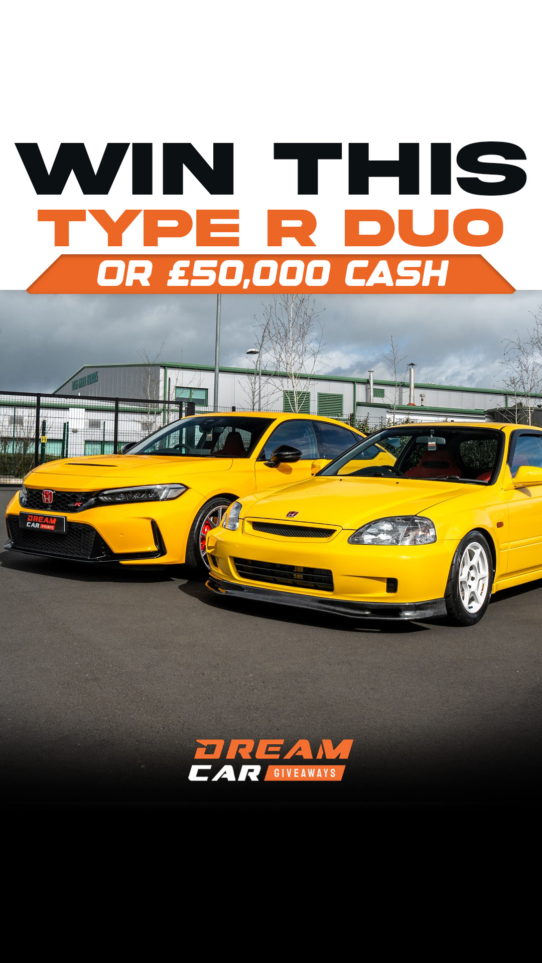 Dream Car Giveaways Facebook ad