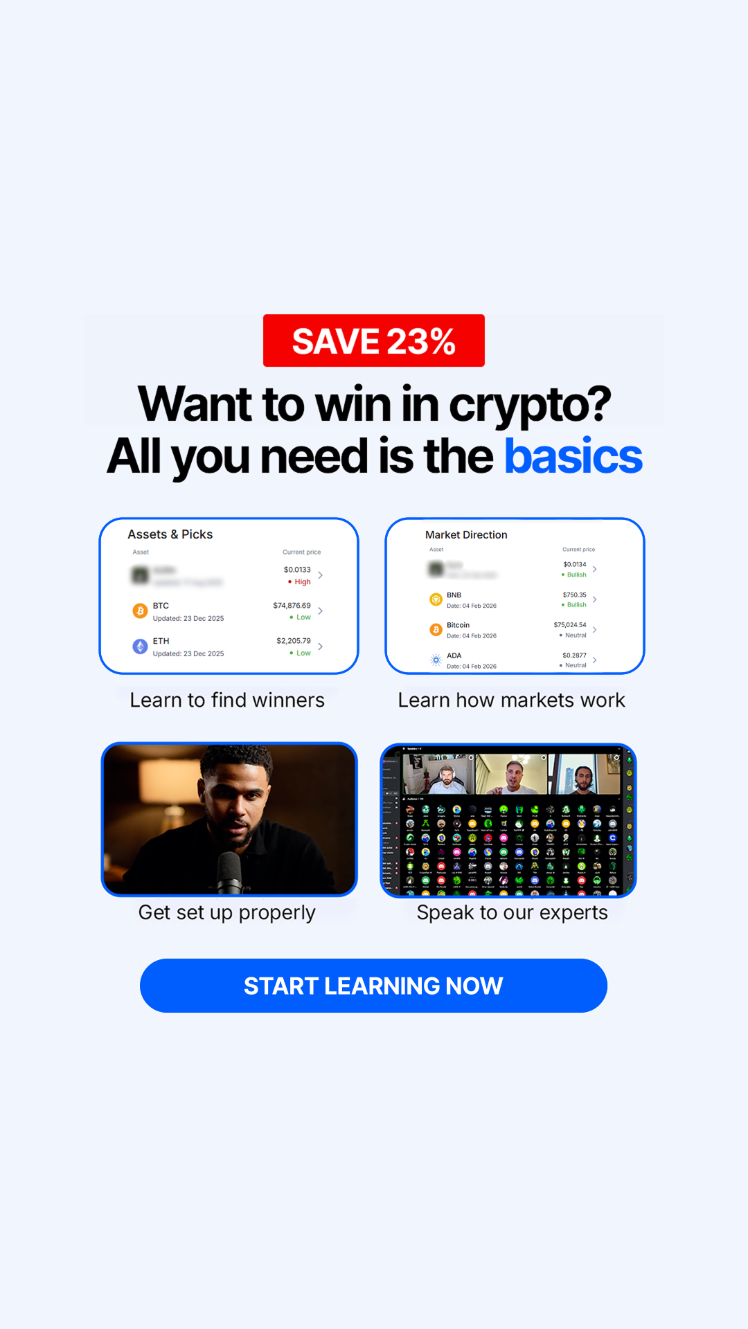 Cryptonary Facebook ad