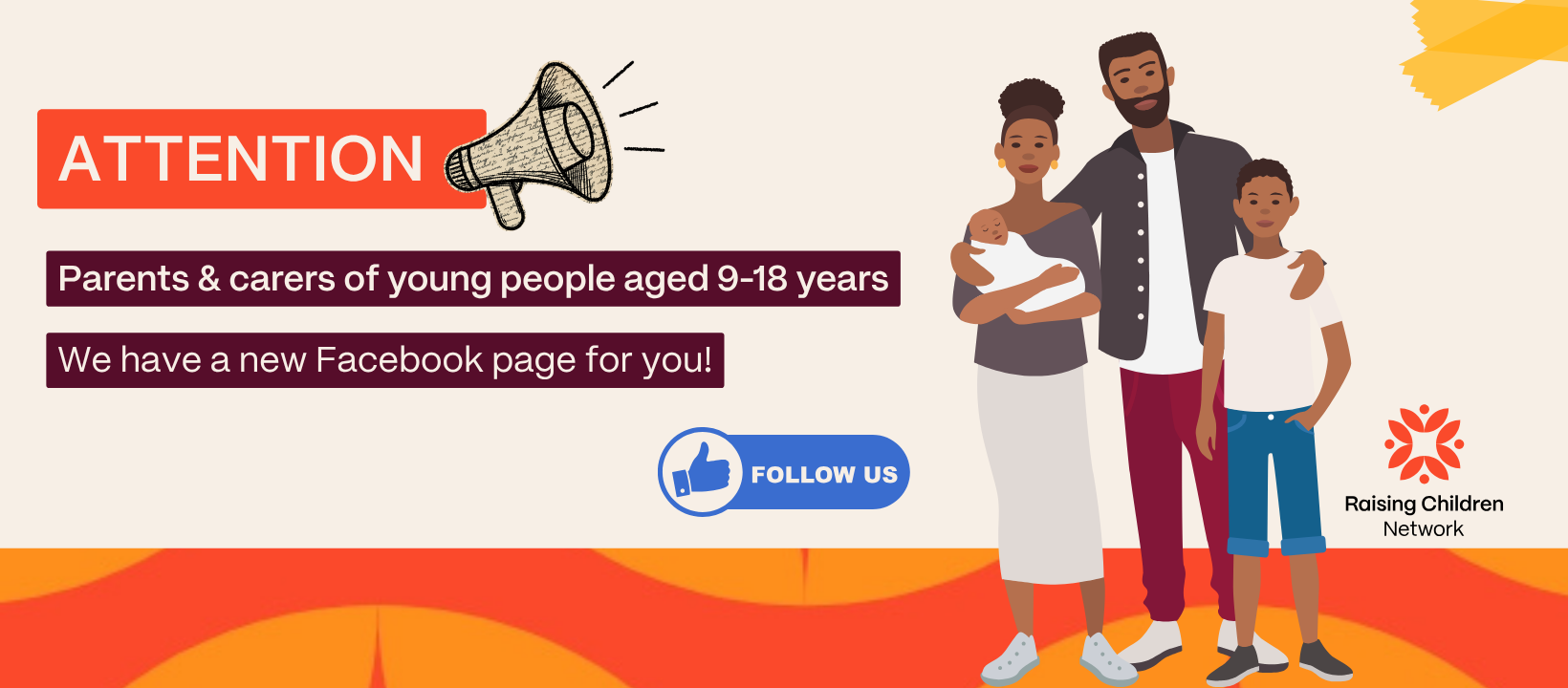 Raising Children Network 9-18 Facebook ad: Your parenting guide for 9-18 yrs
