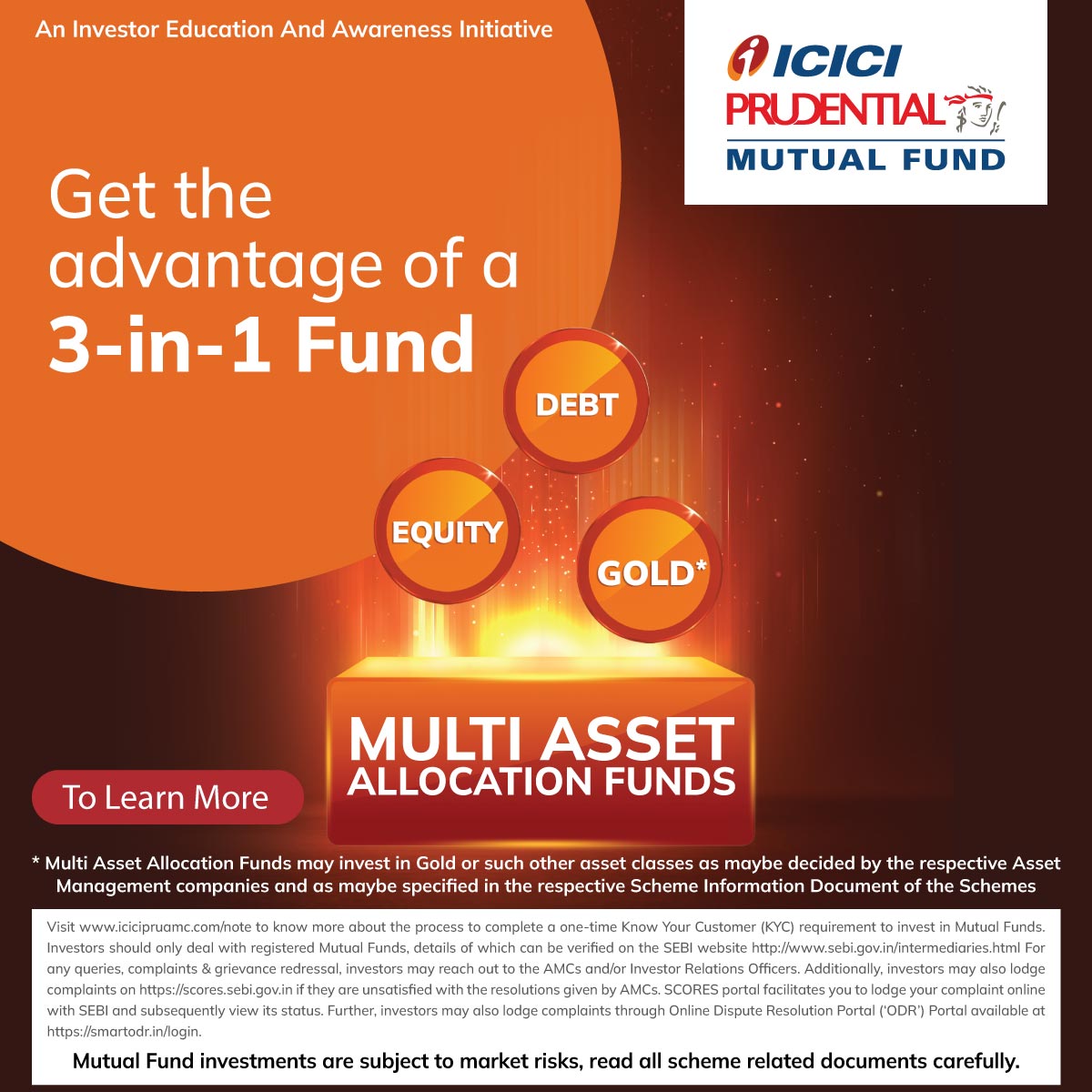 ICICI Prudential Mutual Fund Facebook ad