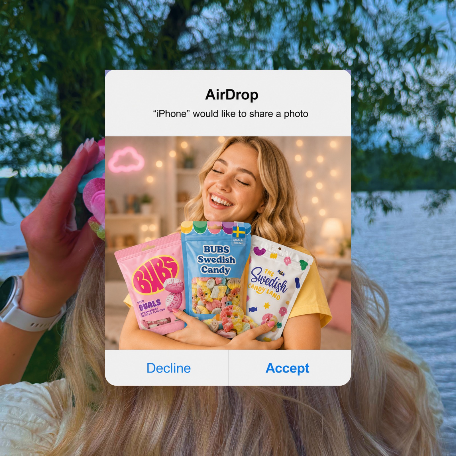 Swedish Candy Land Facebook ad