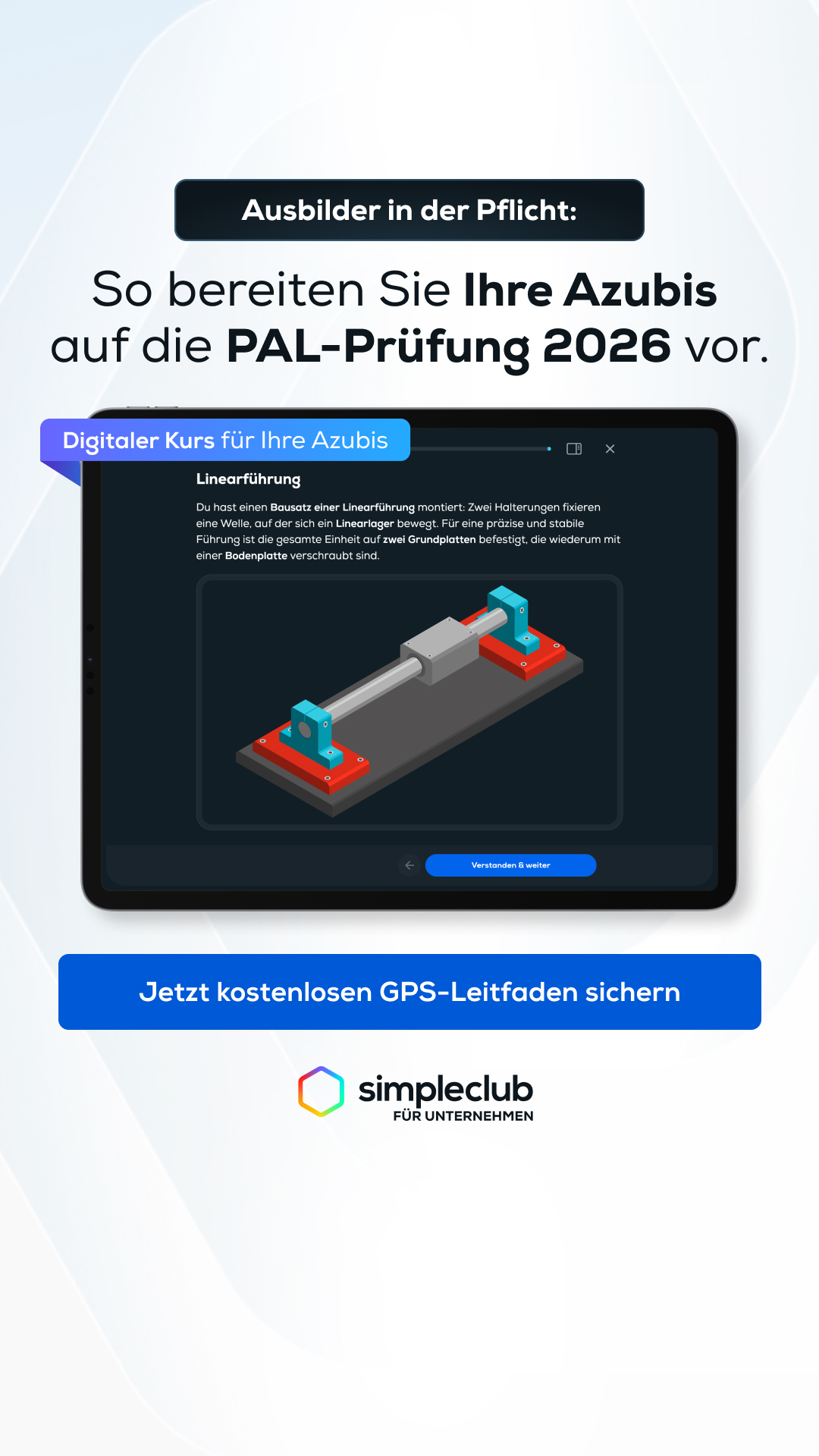simpleclub Facebook ad