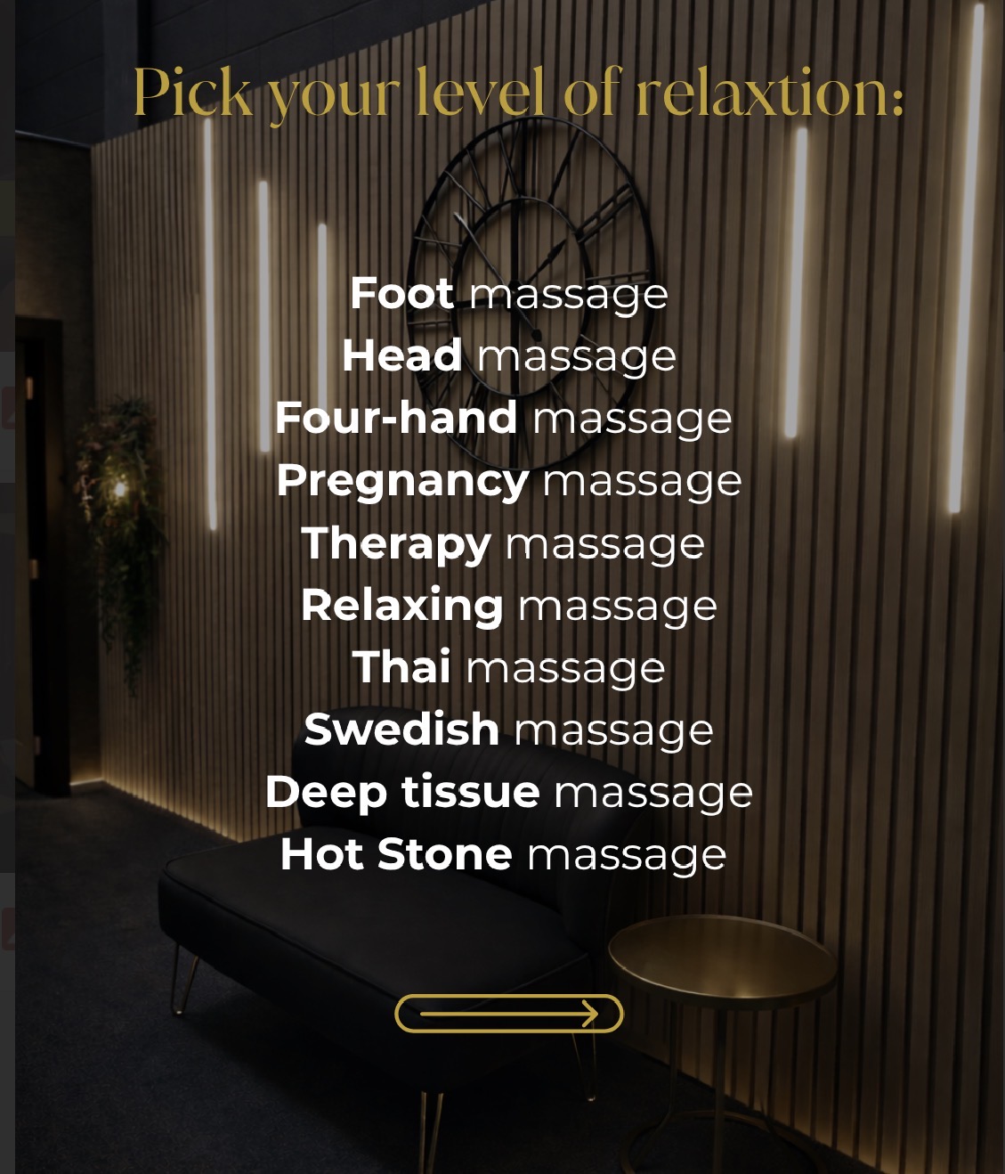 The Warwick Spa Facebook ad: You've been working hard!