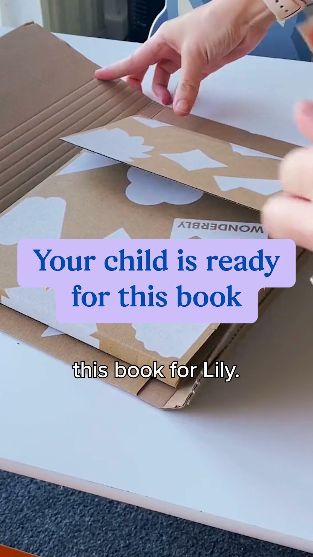 Wonderbly Facebook ad: Make a magical keepsake with Wonderbly
