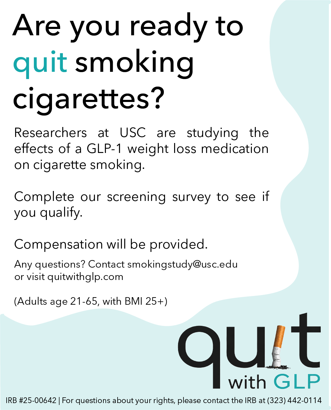 BARlabusc Facebook ad: GLP-1 Smoking Treatment Study