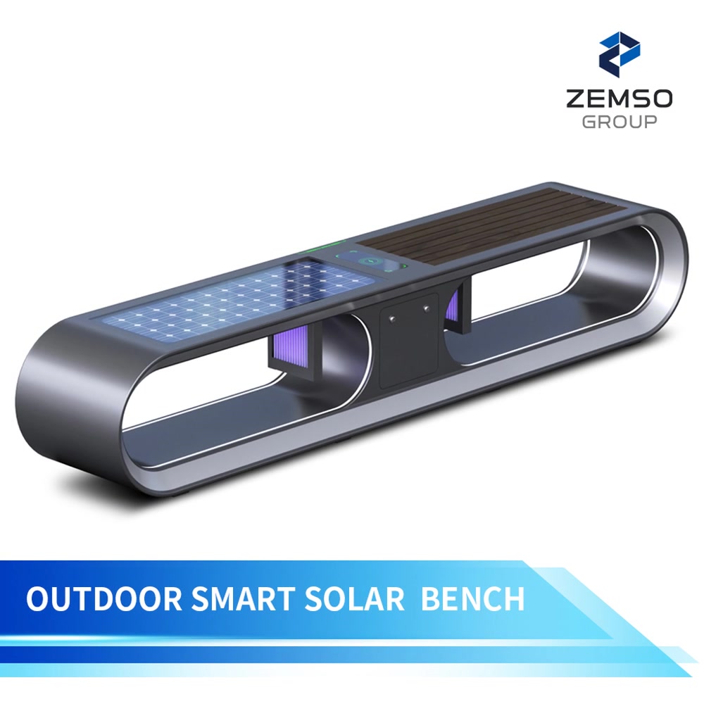Shanghai ZEMSO Urban Furniture Technology Co.,Ltd. Facebook ad: Solar-Powered Smart Bench