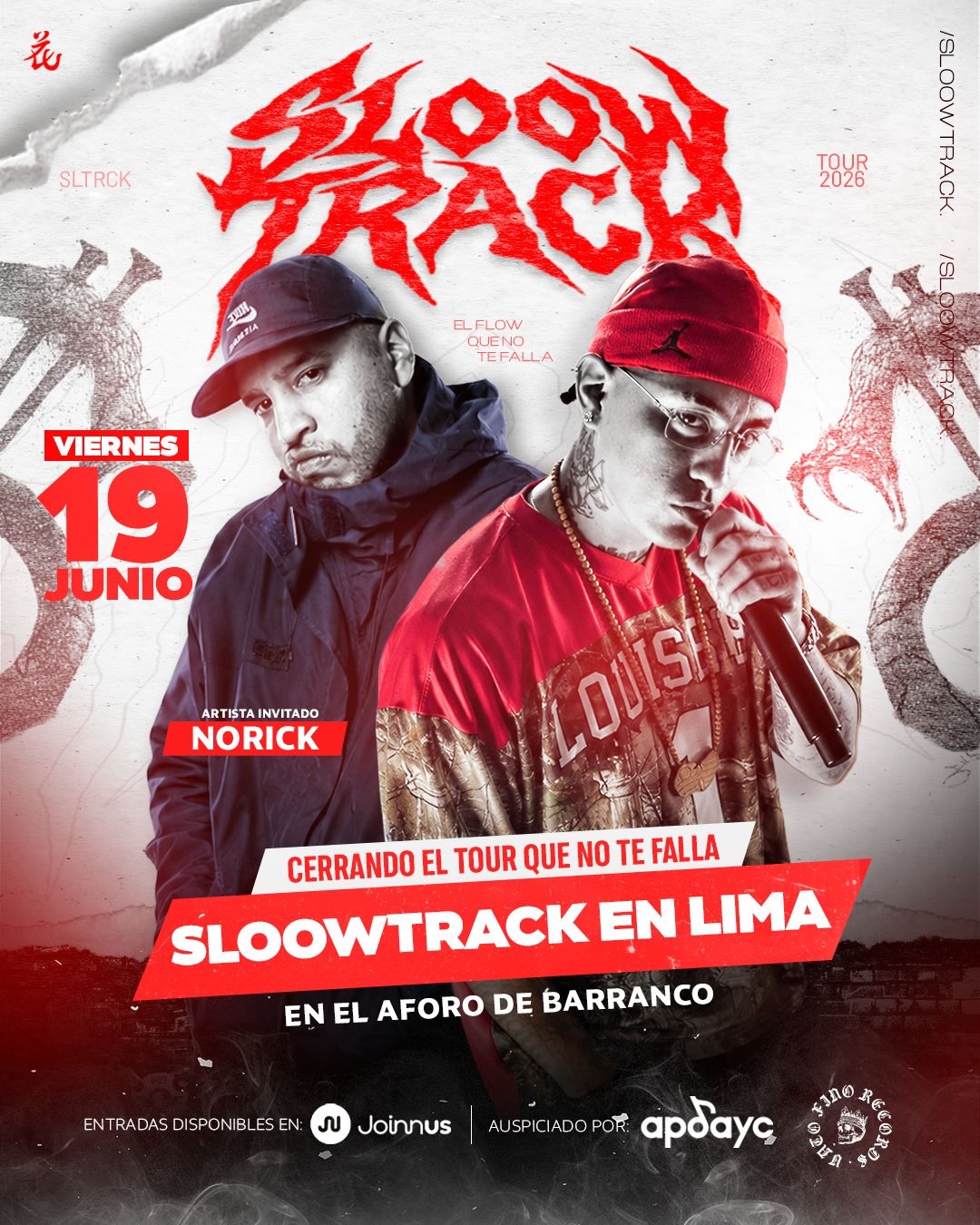Sloowtrack Facebook ad: A SÍ CERRAMOS EL TOUR QUE NO TE…