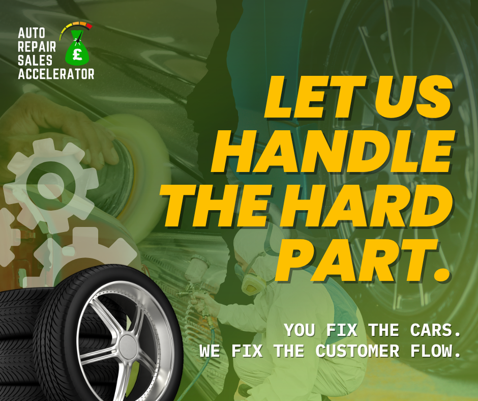 Auto Repair Sales Accelerator Facebook ad: Own a Bodywork Repair Business?