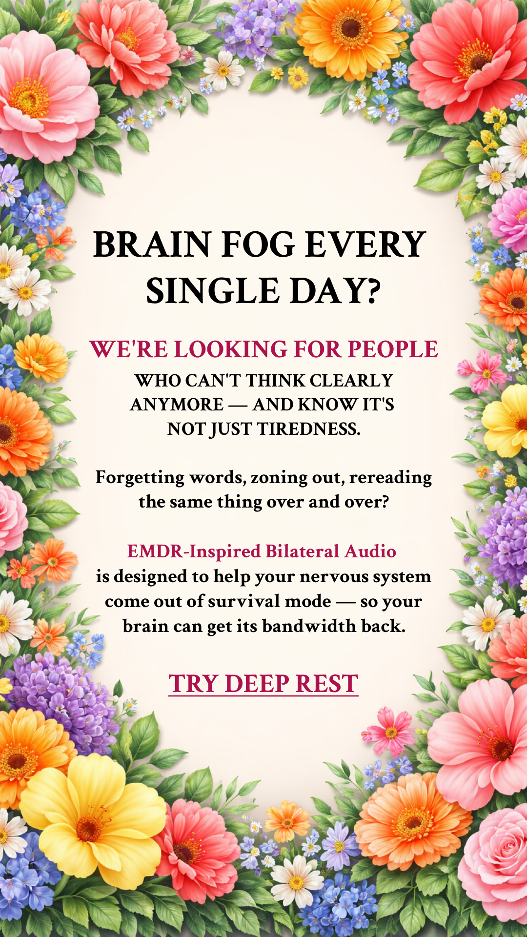 Calm Facebook ad