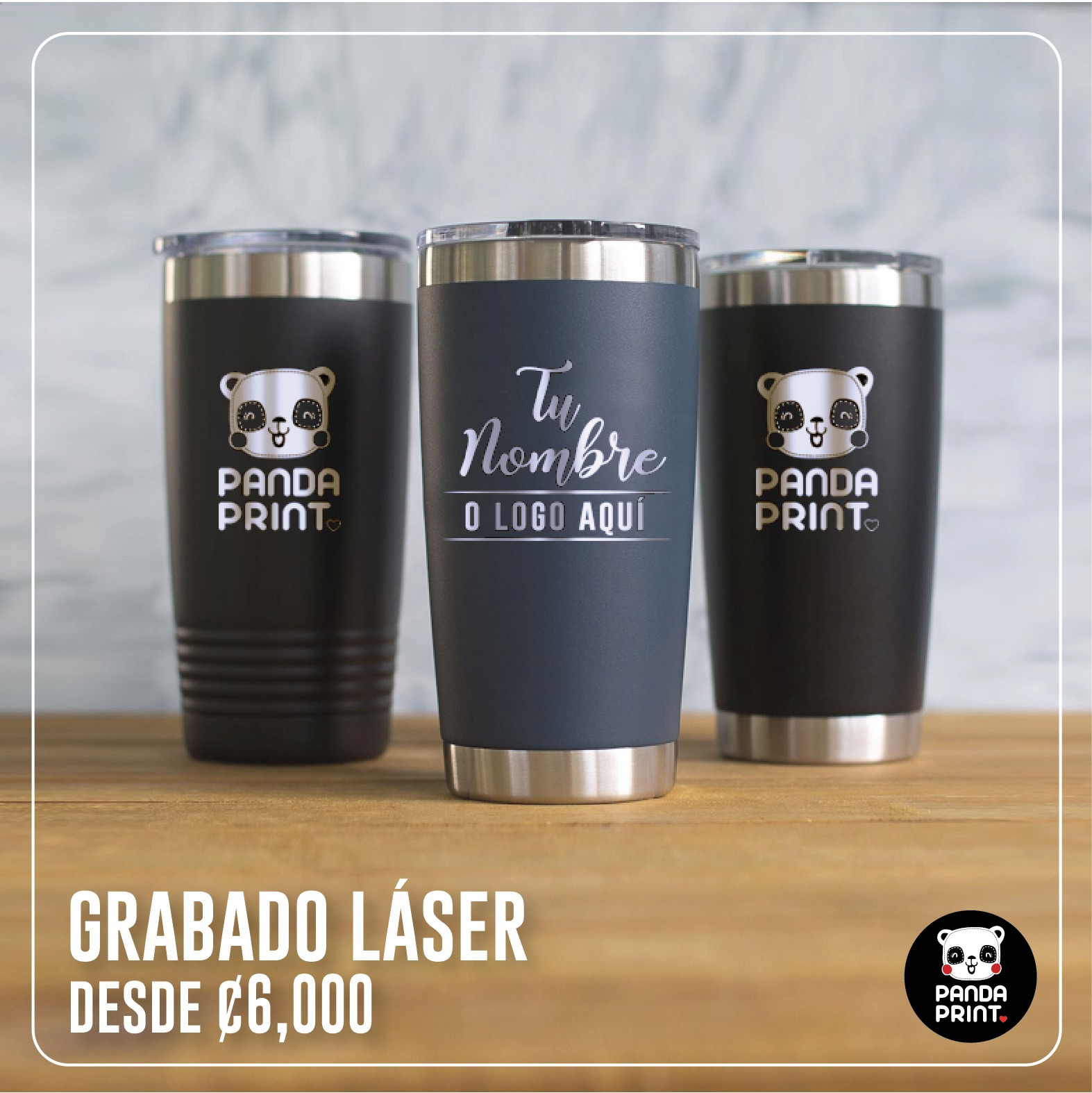 Panda Print Guácima Facebook ad: Un regalo personalizado para toda la vida!