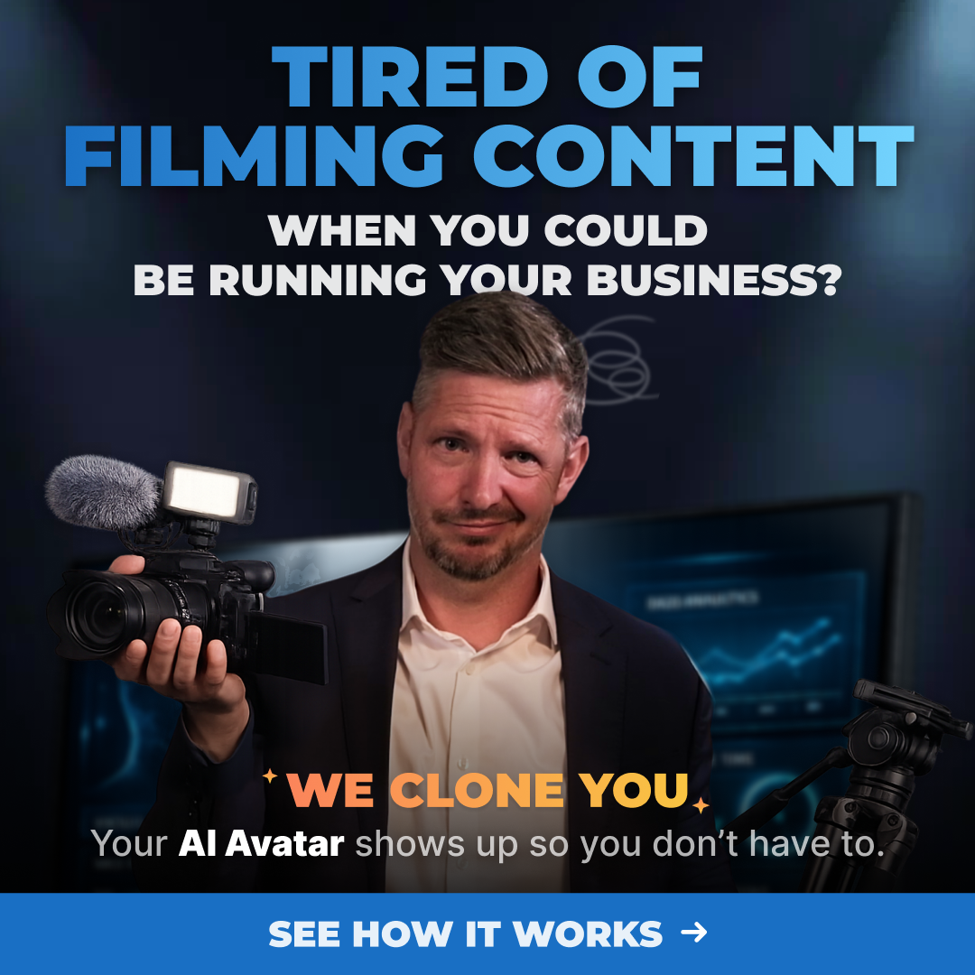 Thrive Courses Studio Facebook ad: Stop Filming. Start Growing.