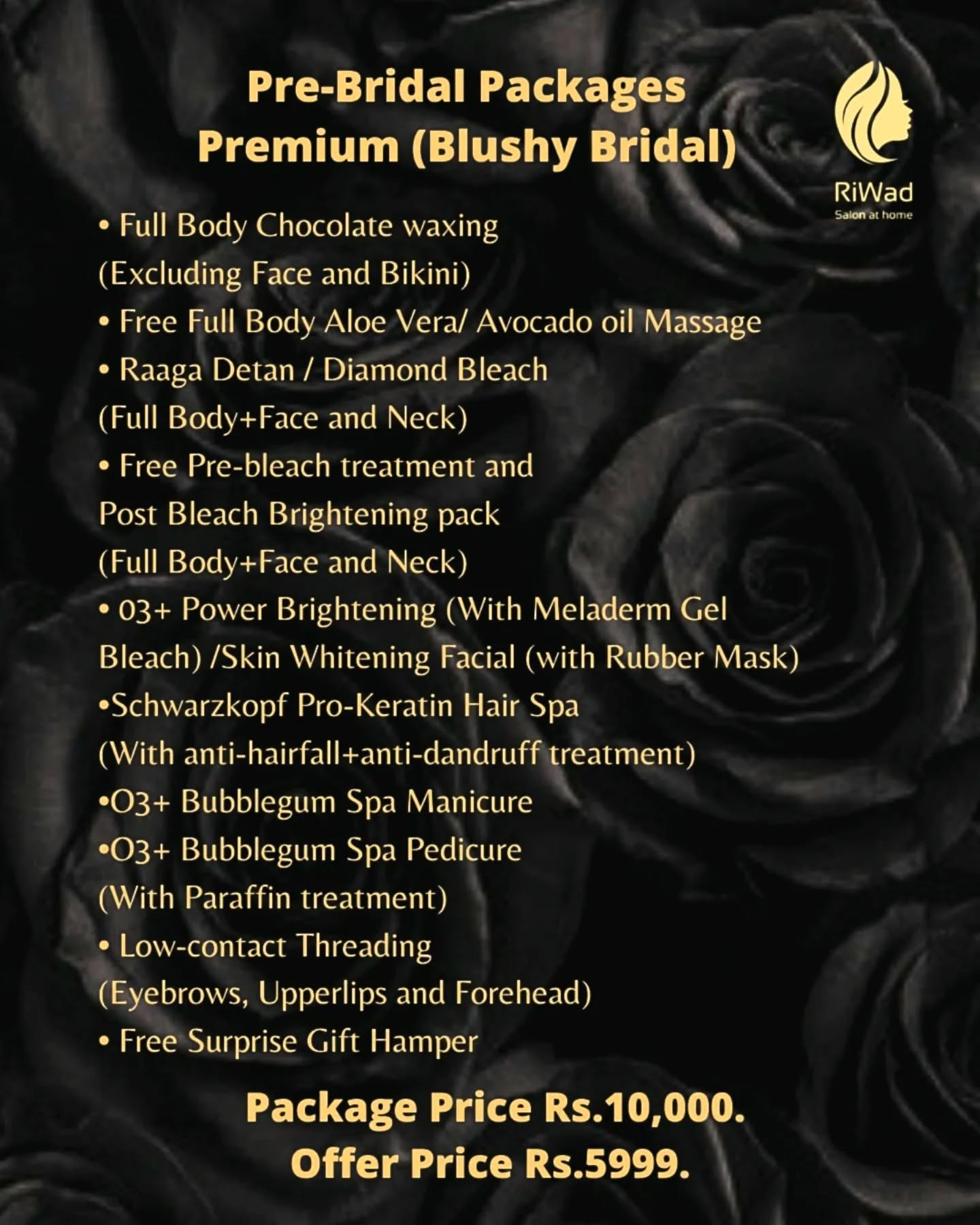 RiWad - Salon and Makeup Studio Facebook ad: Why panic for last minute salon sessions when…