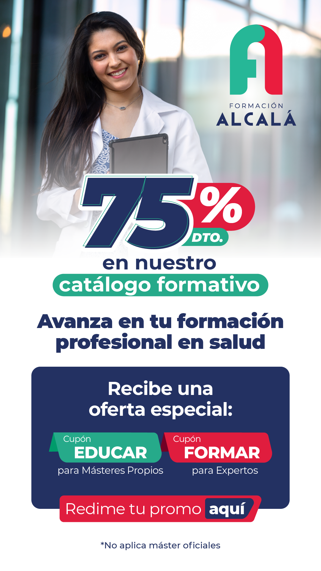 Formación Alcalá Latam Facebook ad: Aprovecha los descuentos de este mes y encuentra tu…