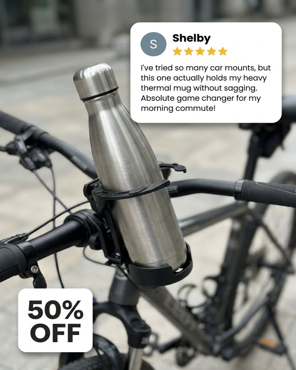 Thefortunately/uo Facebook ad: Foldable Cup Holder