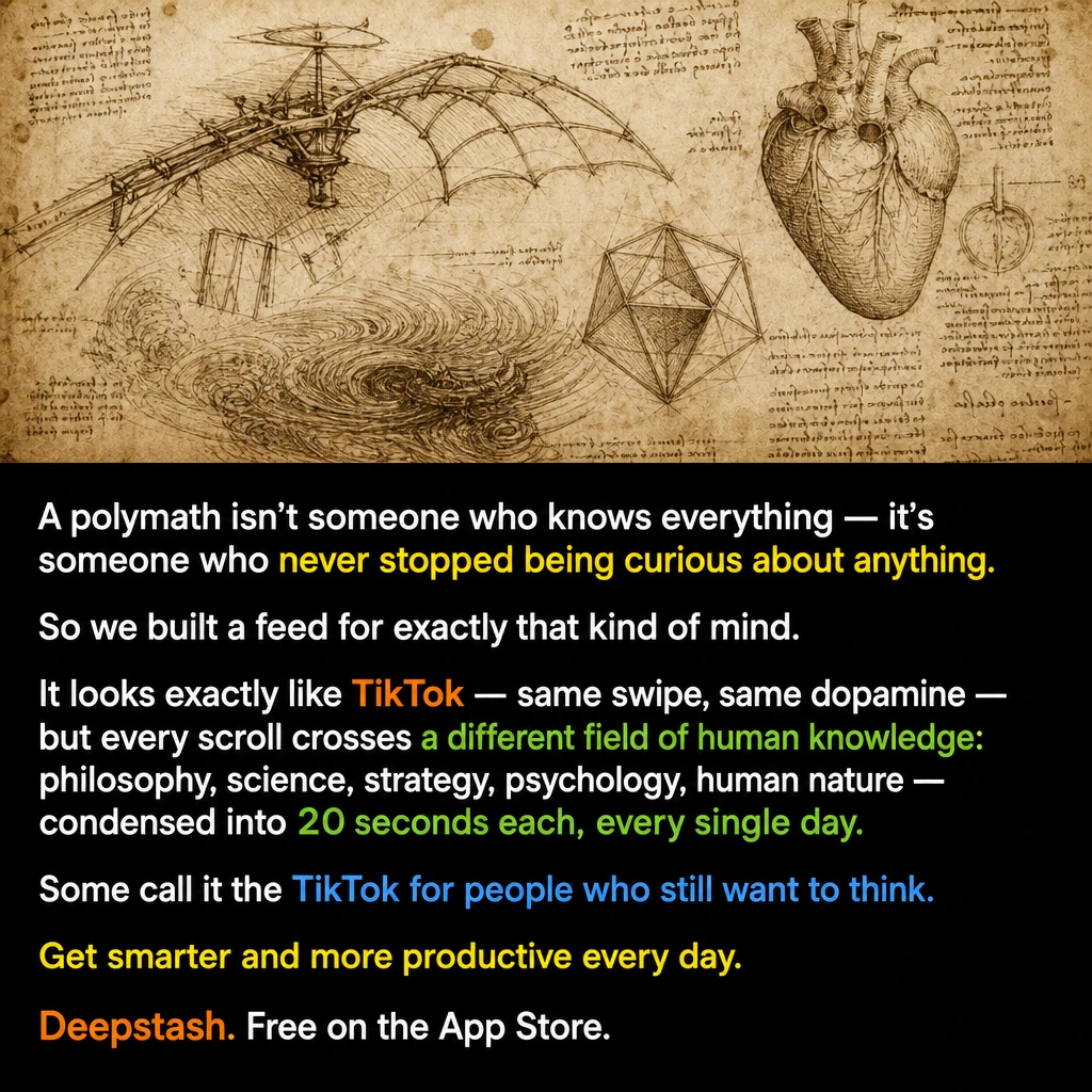 Deepstash Facebook ad
