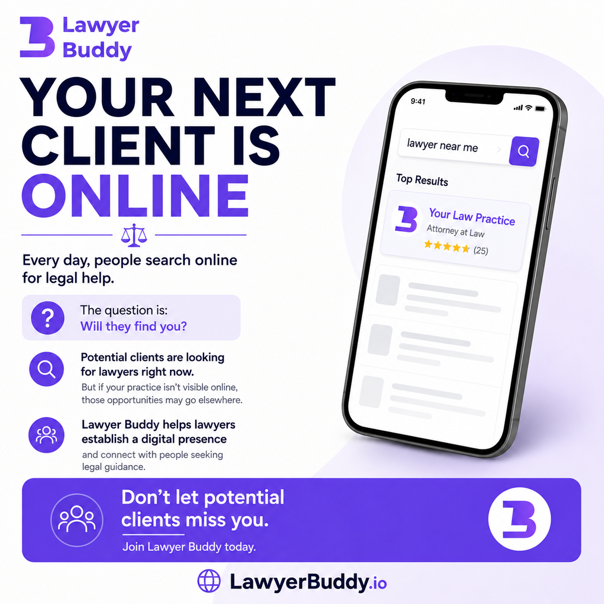 LawyerBuddy Facebook ad: Join India’s First AI Legal Platform