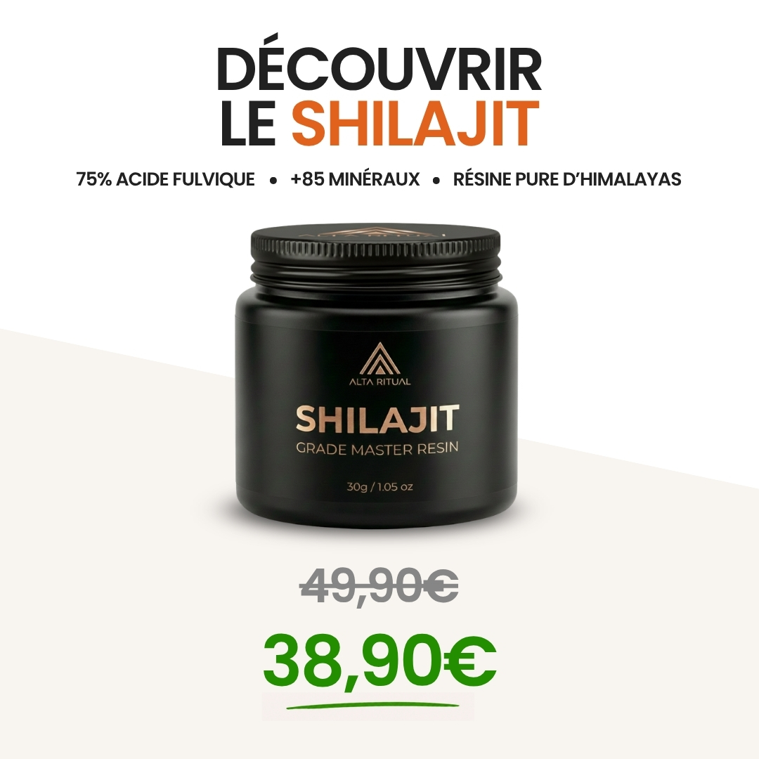 Alta Ritual Facebook ad: Découvre le Shilajit Alta Ritual à partir de…