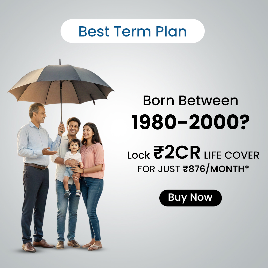 Term Insurance Facebook ad: ₹2 Cr Life Cover: Just ₹876/Month