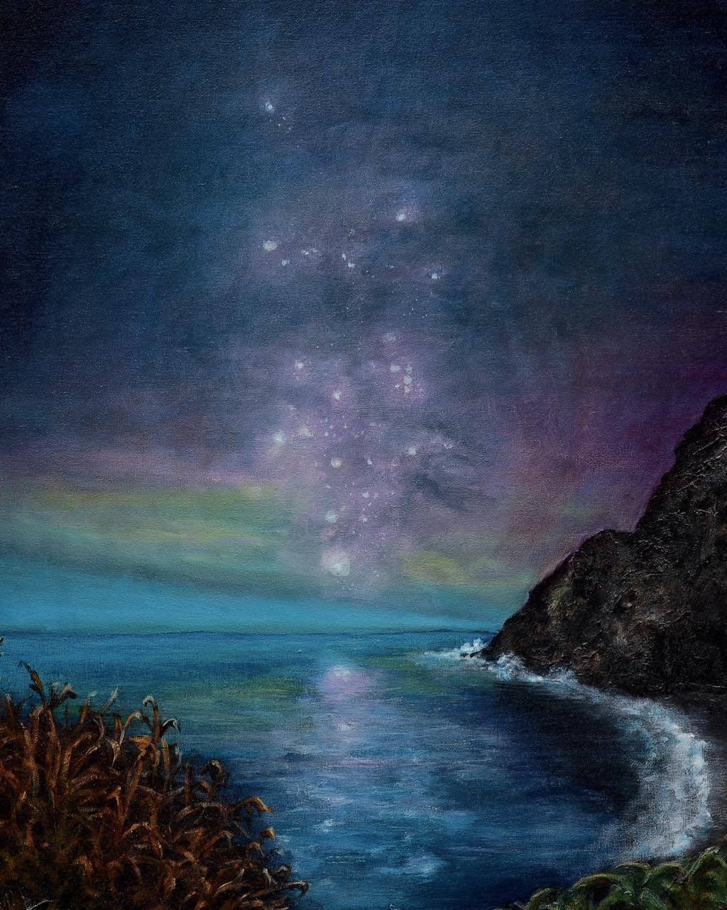 Susan Hodgson Art Facebook ad: Want to bring a bit of FREE moon…