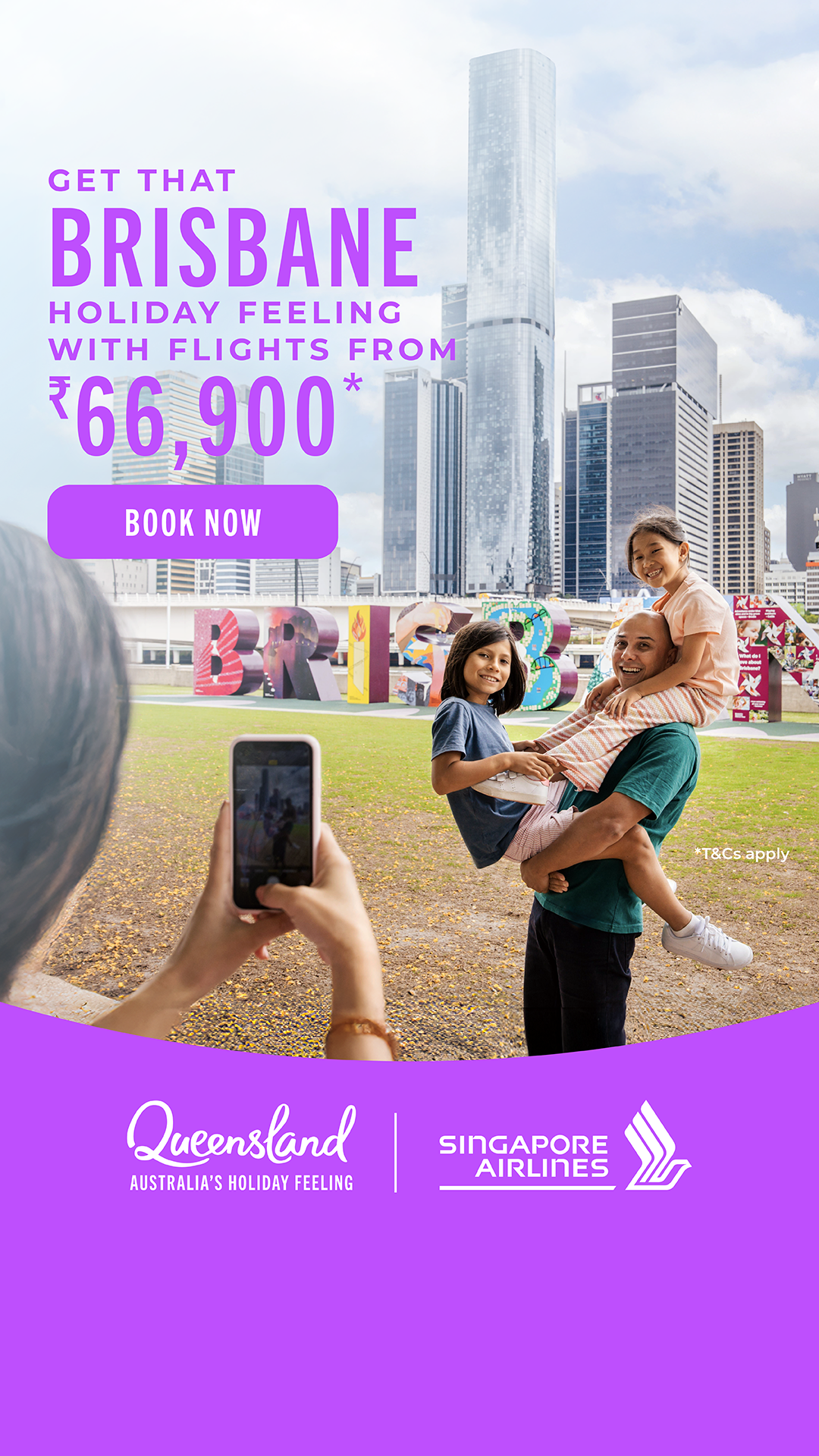 Singapore Airlines Facebook ad