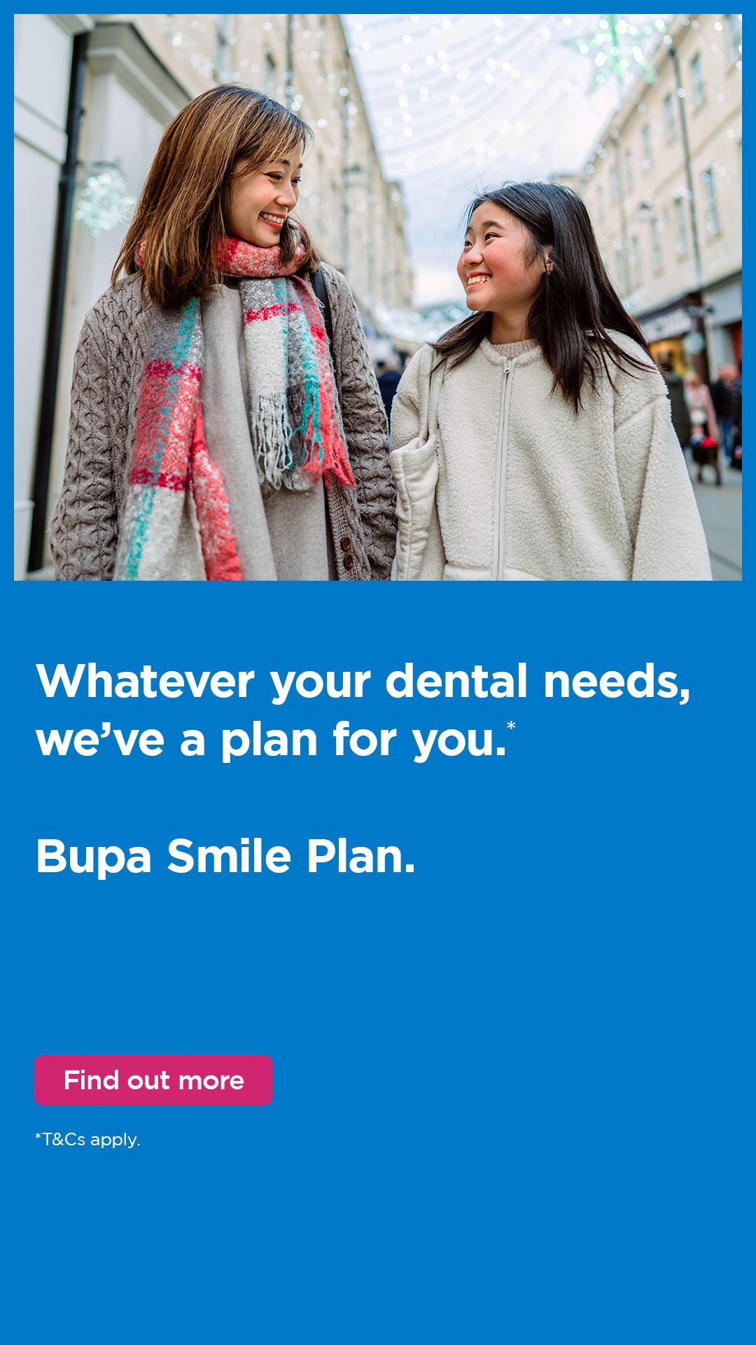 Bupa Dental Care UK Facebook ad