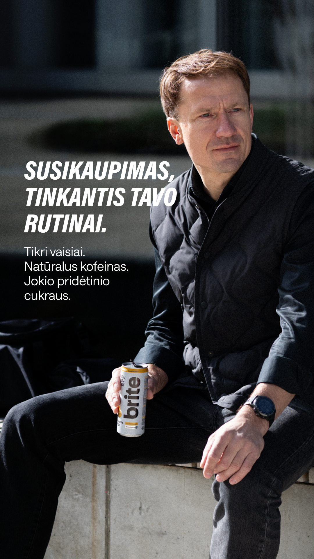 Brite Facebook ad: Geriau nei kava. Sveikiau nei energiniai.