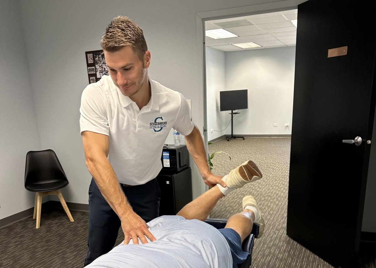 Schaumburg Spine and Sport Facebook ad: Chiropractic Care, Nutrition, Sport & Strength Training…