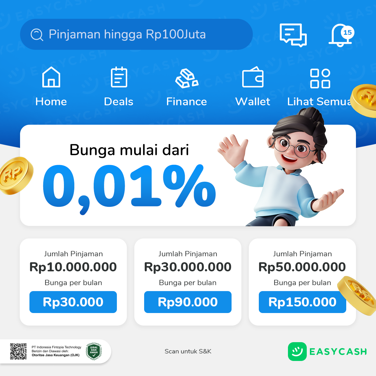 Easycash Facebook ad