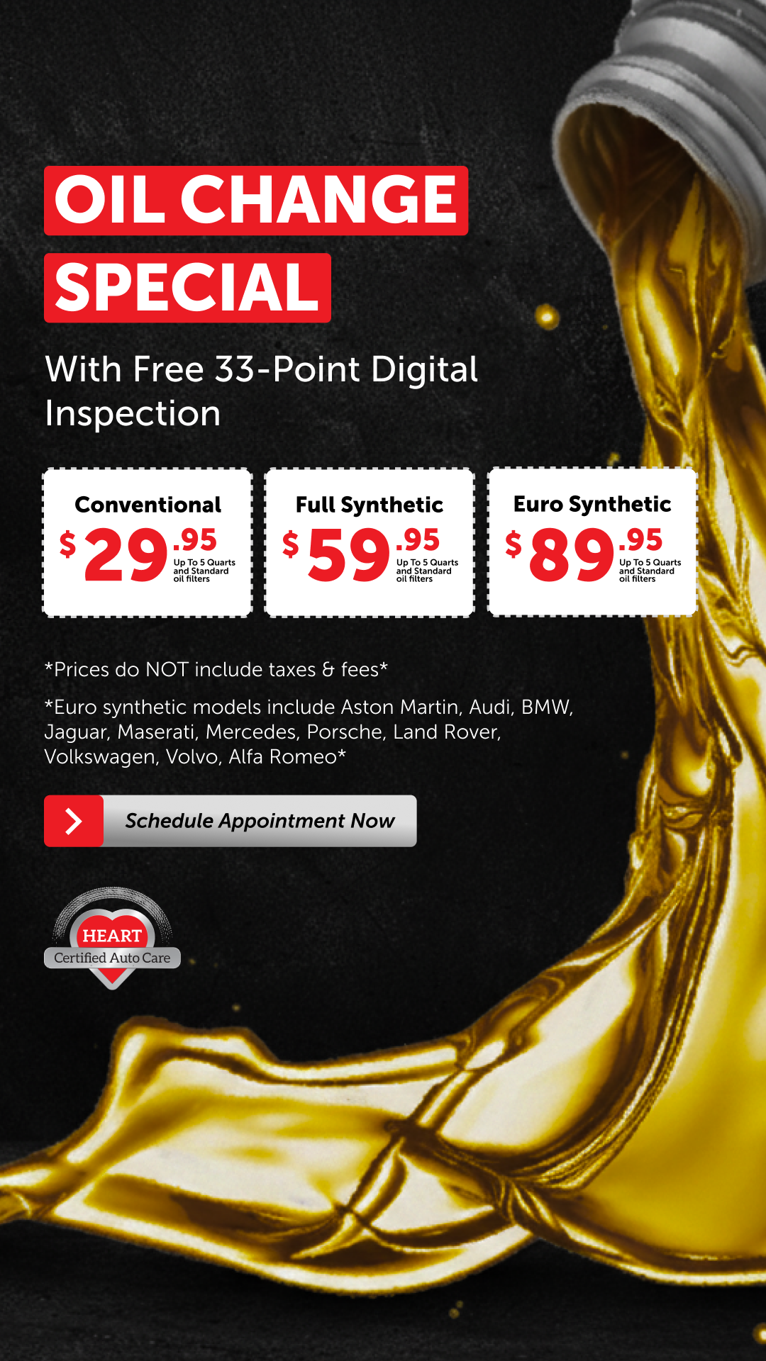 HEART Certified Auto Care Facebook ad