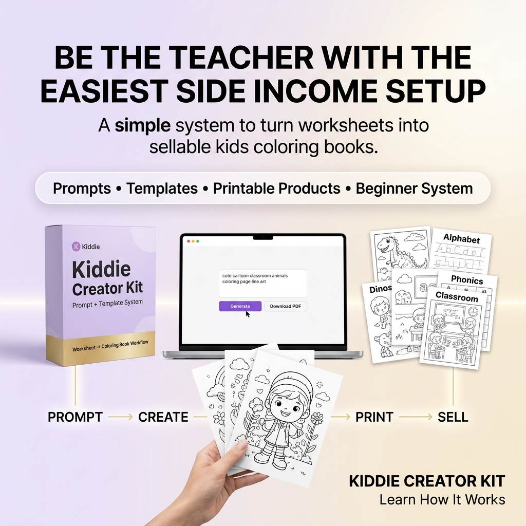 Kiddie Creator Kit Prompts Facebook ad: Turn Ideas Into Products