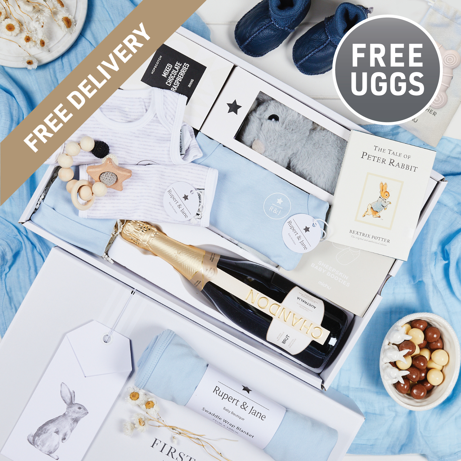 First Class Hampers Facebook ad