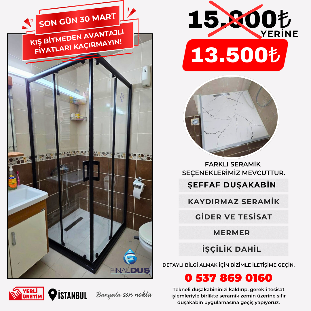 Final Duş Facebook ad: KIŞ BİTMEDEN BANYONUZU YENİLEYİN