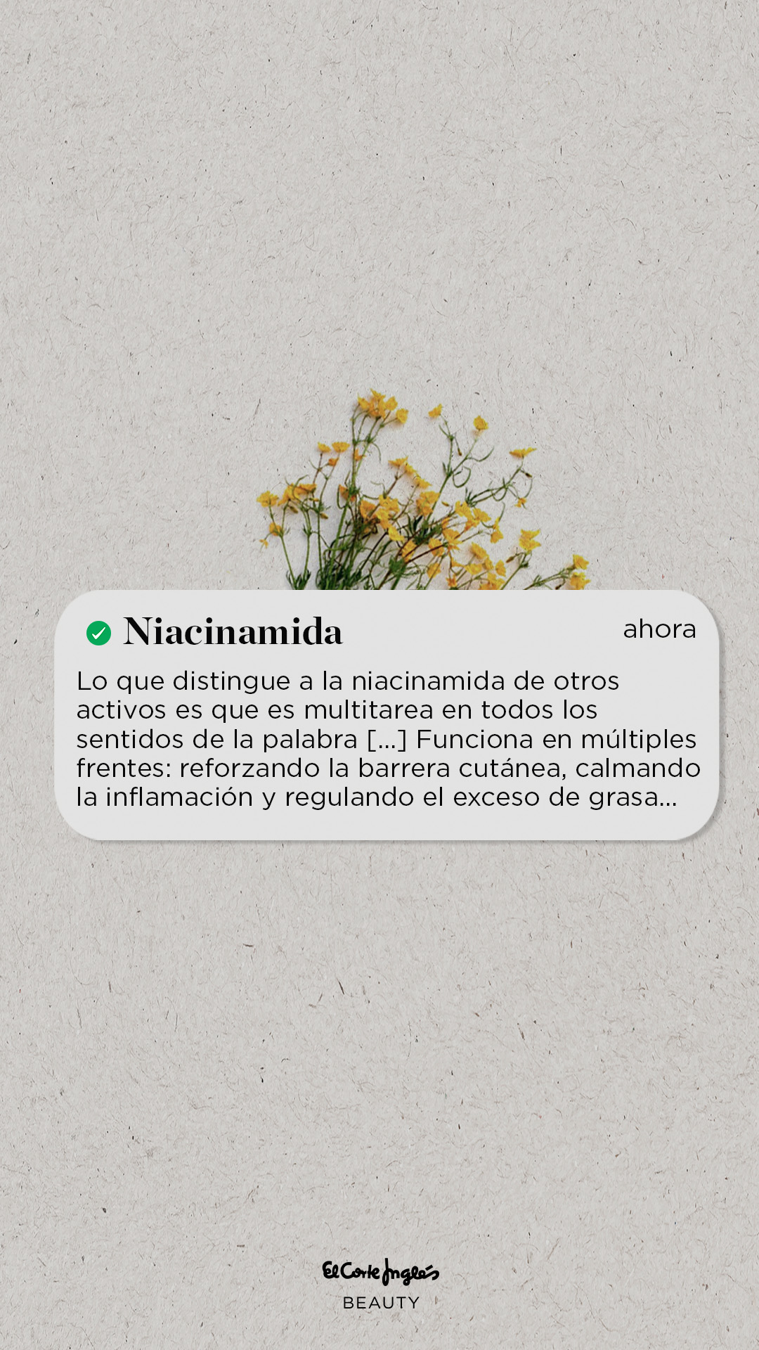 El Corte Inglés BEAUTY Facebook ad