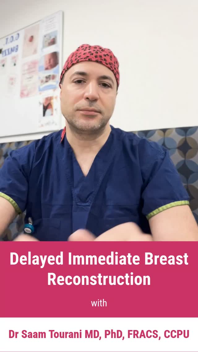 Dr Saam Tourani Facebook ad: Sometimes the best breast reconstruction is the one…