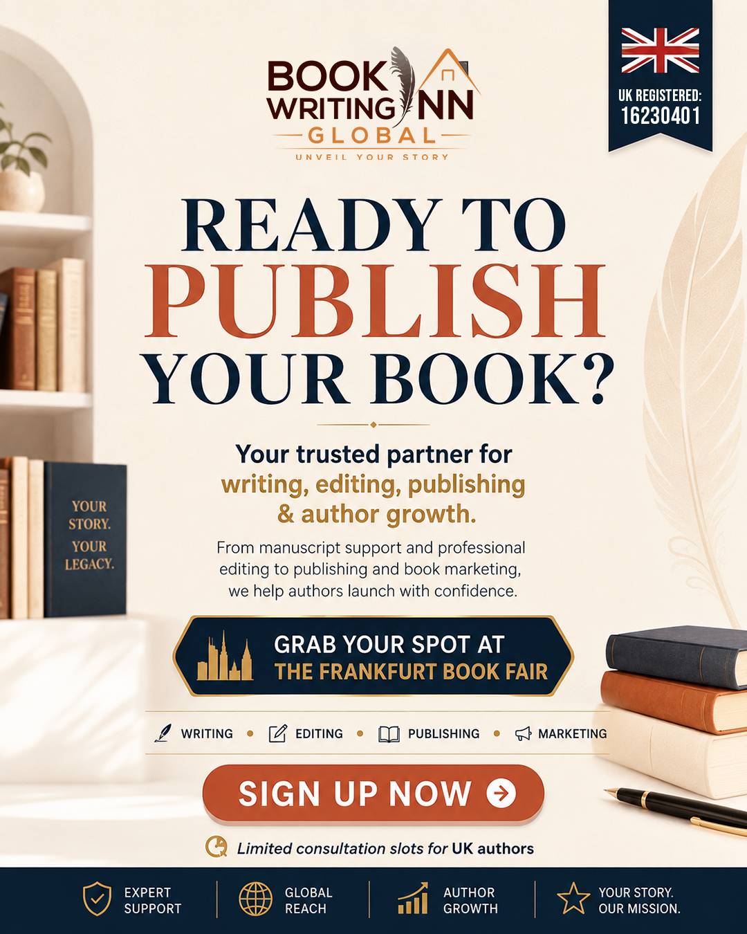 Book Writing Inn Global LLC Facebook ad