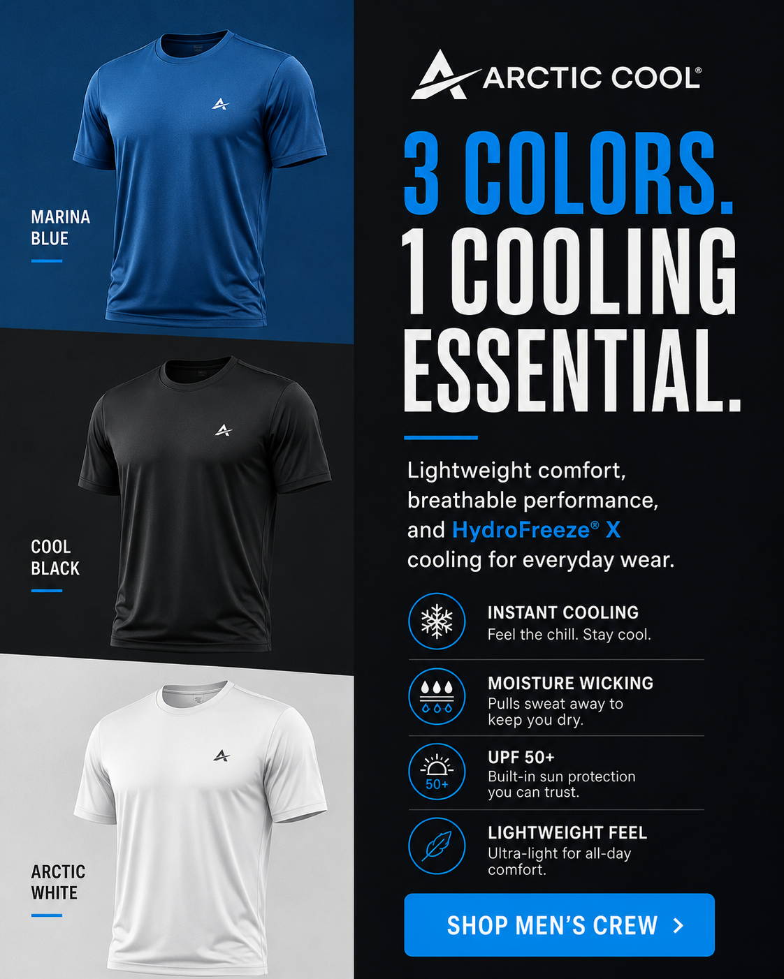 Arctic Cool Facebook ad