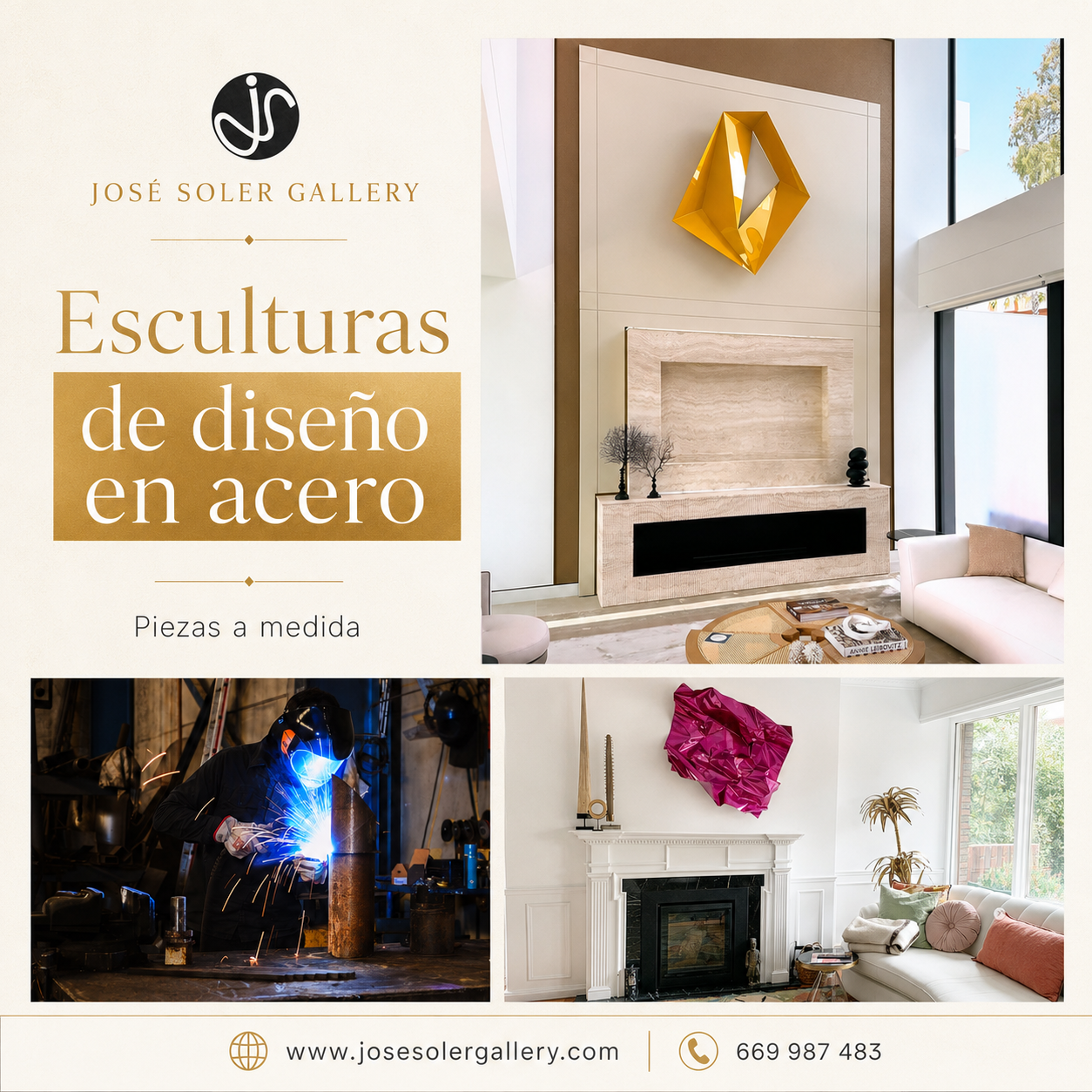 Esculturas de Acero Facebook ad from Jul 24, 2026