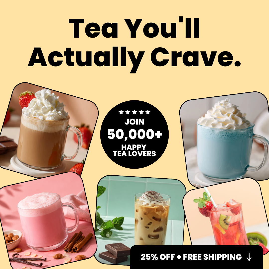 Tealish Facebook ad: Life’s Too Short for Boring Tea