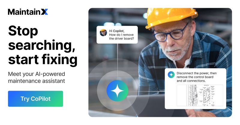 MaintainX - AI-Powered Maintenance and Asset Management Platform Facebook ad